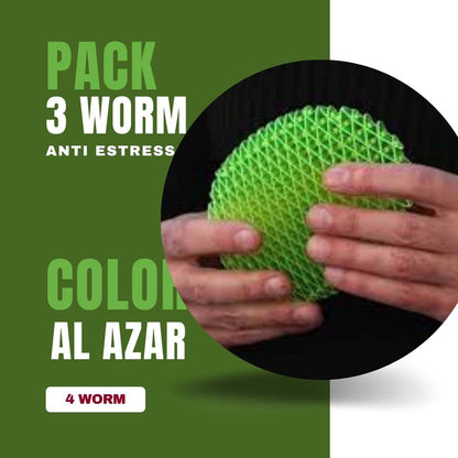 ⭐Gusano Sensorial (Pack 3 Unidades)