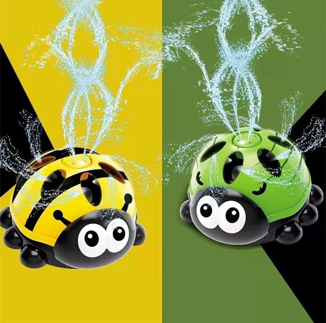 “Diversión acuática para niños ¡Con forma de mariquita!”