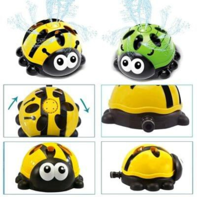 “Diversión acuática para niños ¡Con forma de mariquita!”