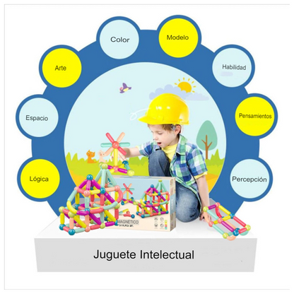 “Imaginación sin límites ¡Crea figuras 3D magnéticas!”