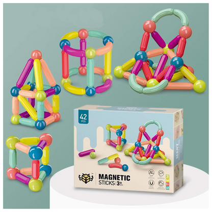 “Imaginación sin límites ¡Crea figuras 3D magnéticas!”