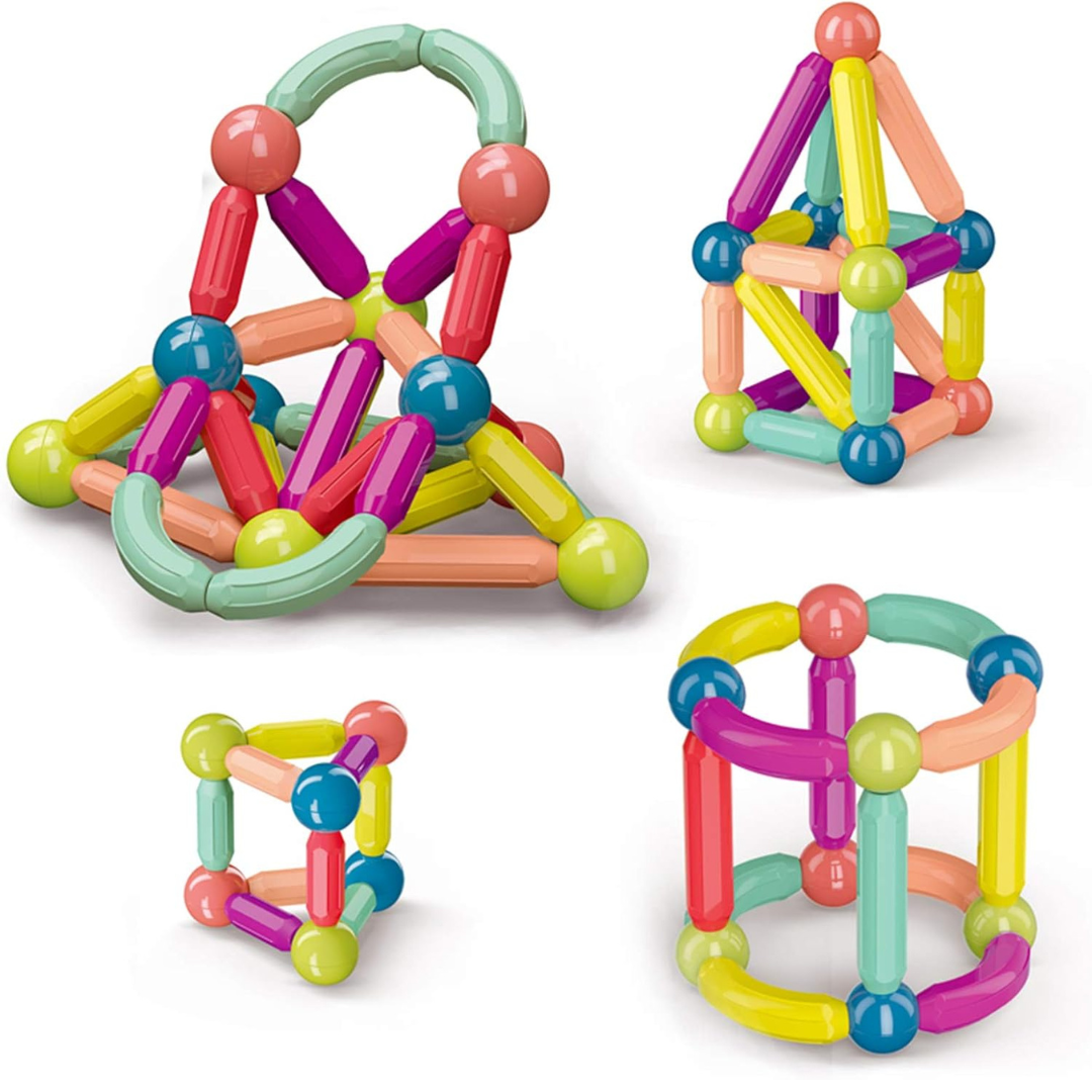 “Imaginación sin límites ¡Crea figuras 3D magnéticas!”