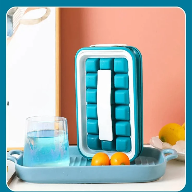 “Saca el hielo sin esfuerzo, Molde portátil reutilizable”