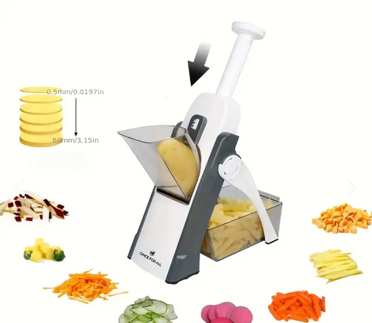 Cortador y rallador de verduras y frutas