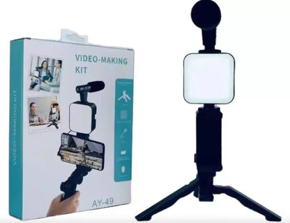 Kit De Micrófono y luz