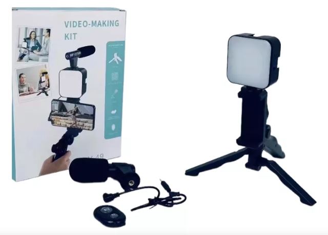 Kit De Micrófono y luz