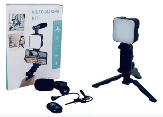 Kit De Micrófono y luz